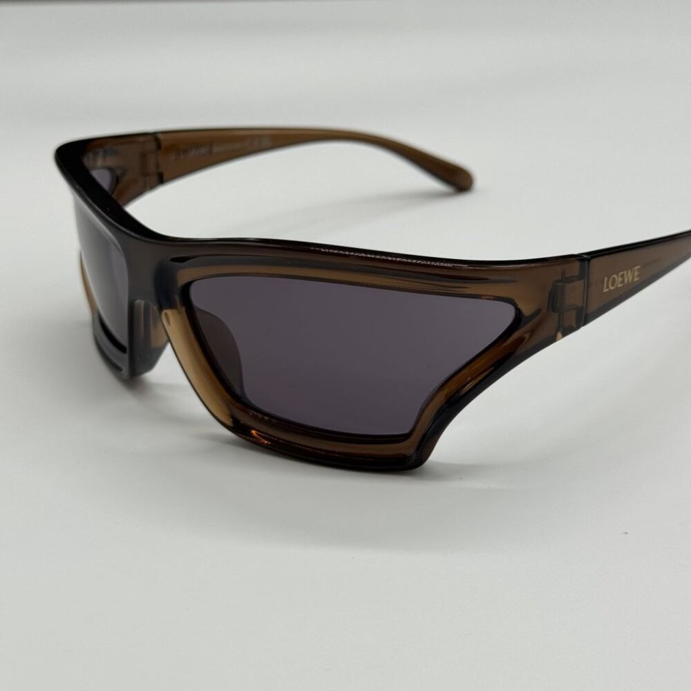 NEW LW40143U 47A LOEWE SUNGLASSES BROWN GREY UNISEX EYEWEAR LOEWE - Picture 5 of 12